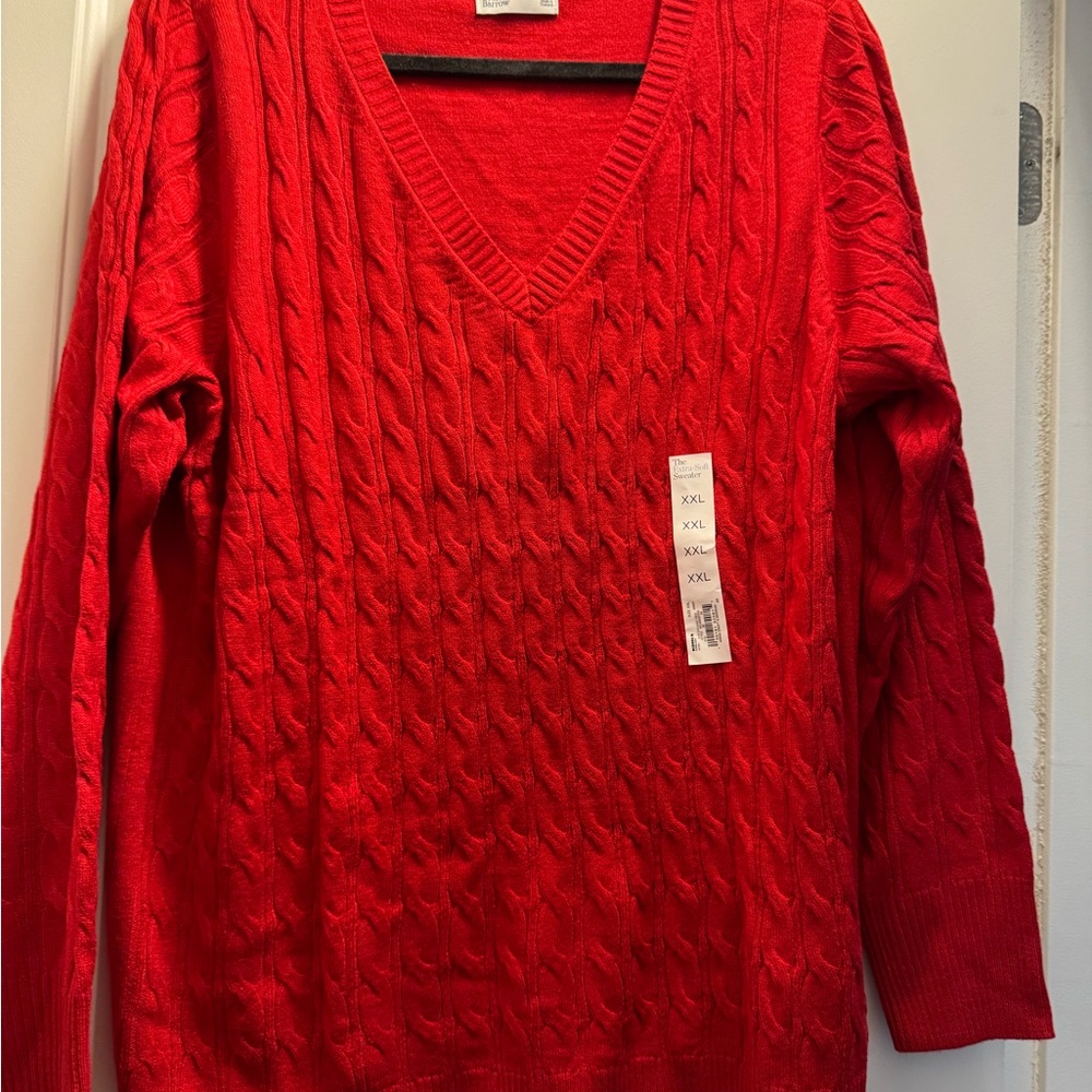 Croft & Barrow Red Sweater Brand New with Tags!